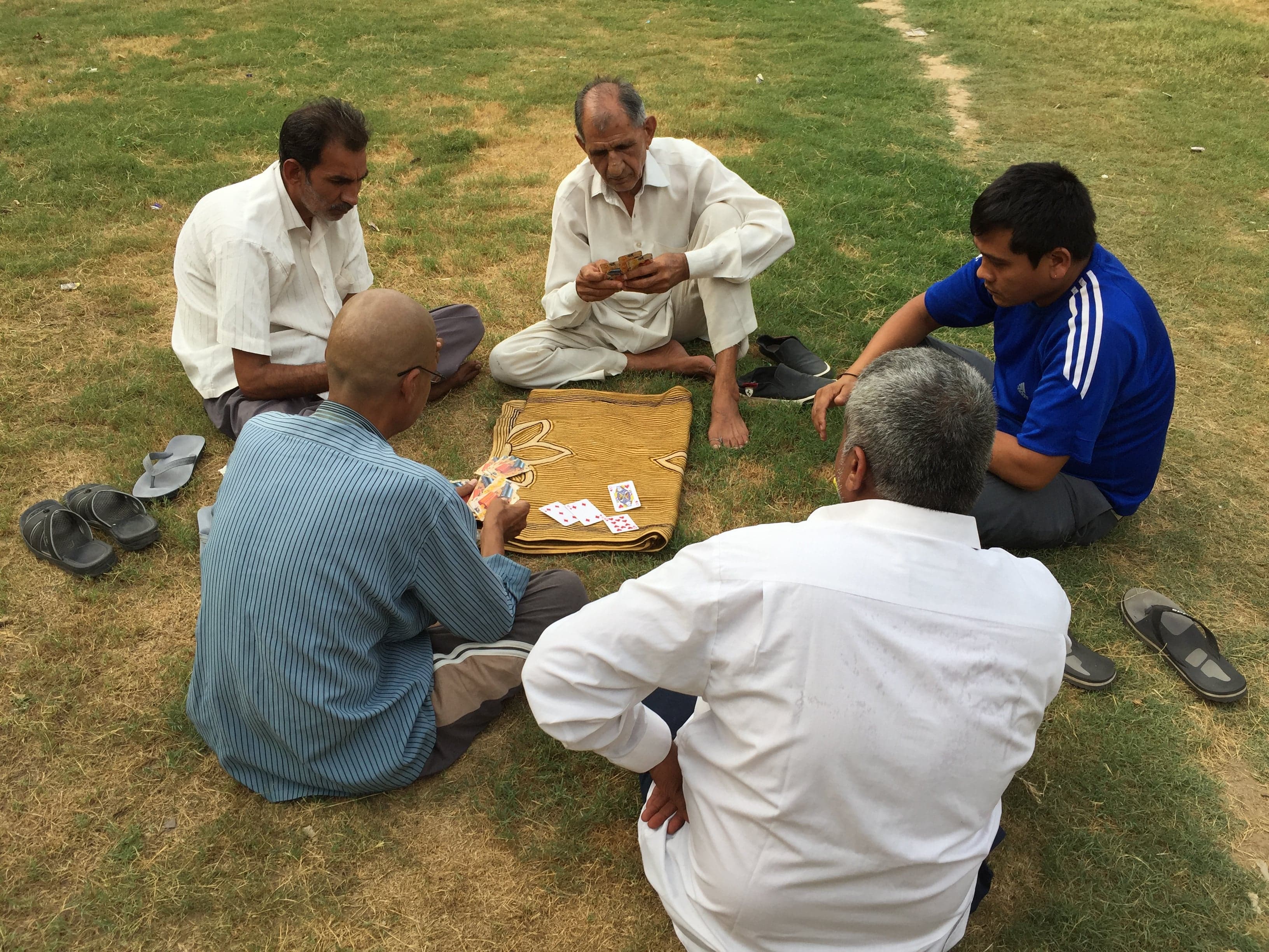 Men Playing Cards